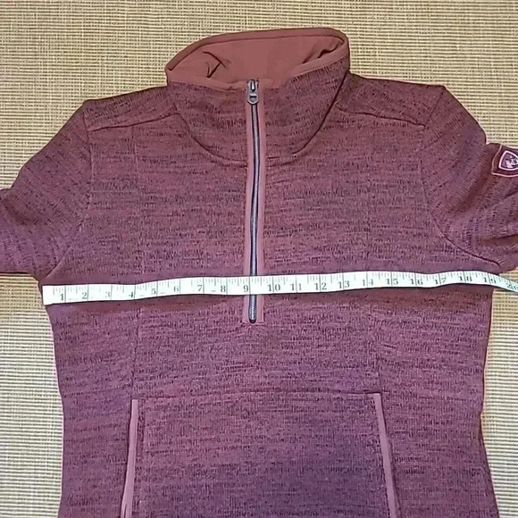 NWOT Kuhl Acendyr  1/4 Zip Fleece Pullover Women's Small - Rustic (Rust/Brick) - Picture 7 of 8